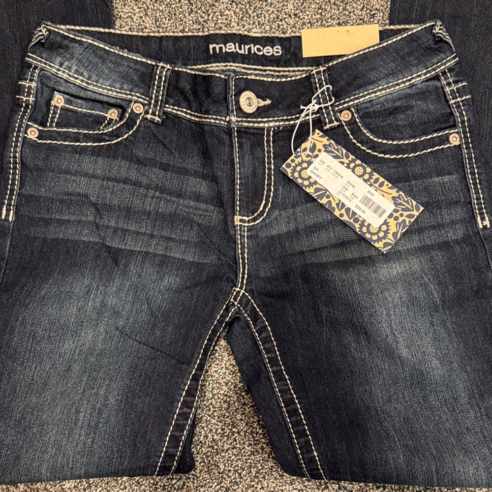 Maurices Women's Straight Fit Slim Boot Cut Jeans